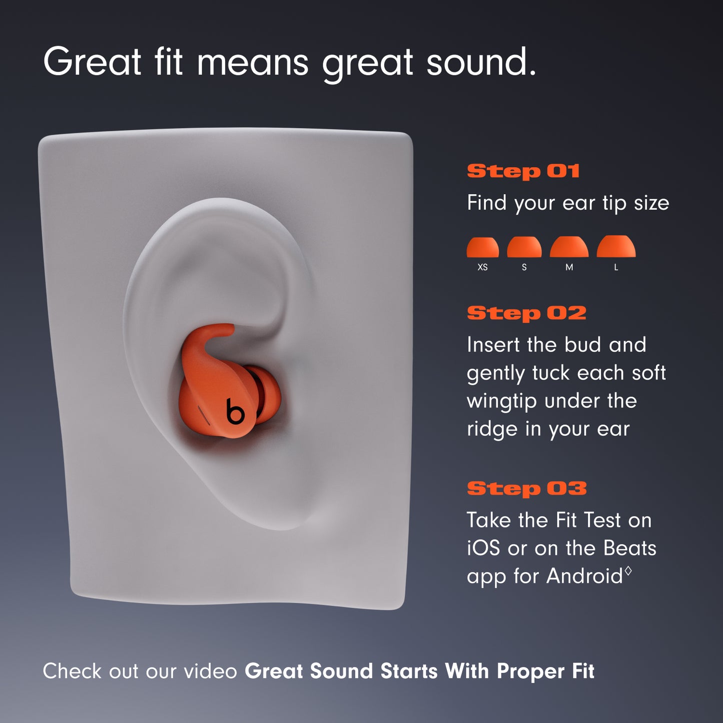 Beats Powerbeats Fit - Gravel Grey