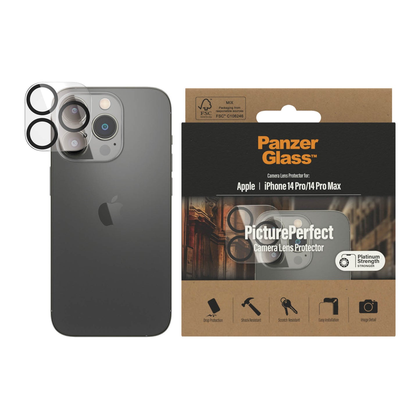 PanzerGlass Camera Protector for iPhone 14 Pro | 14 Pro Max