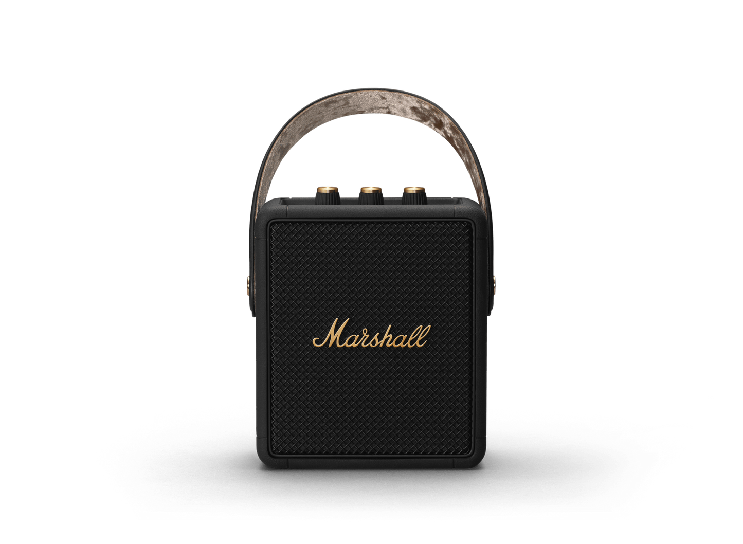 Marshall Stockwell II Portable Bluetooth Speaker - Black & Brass