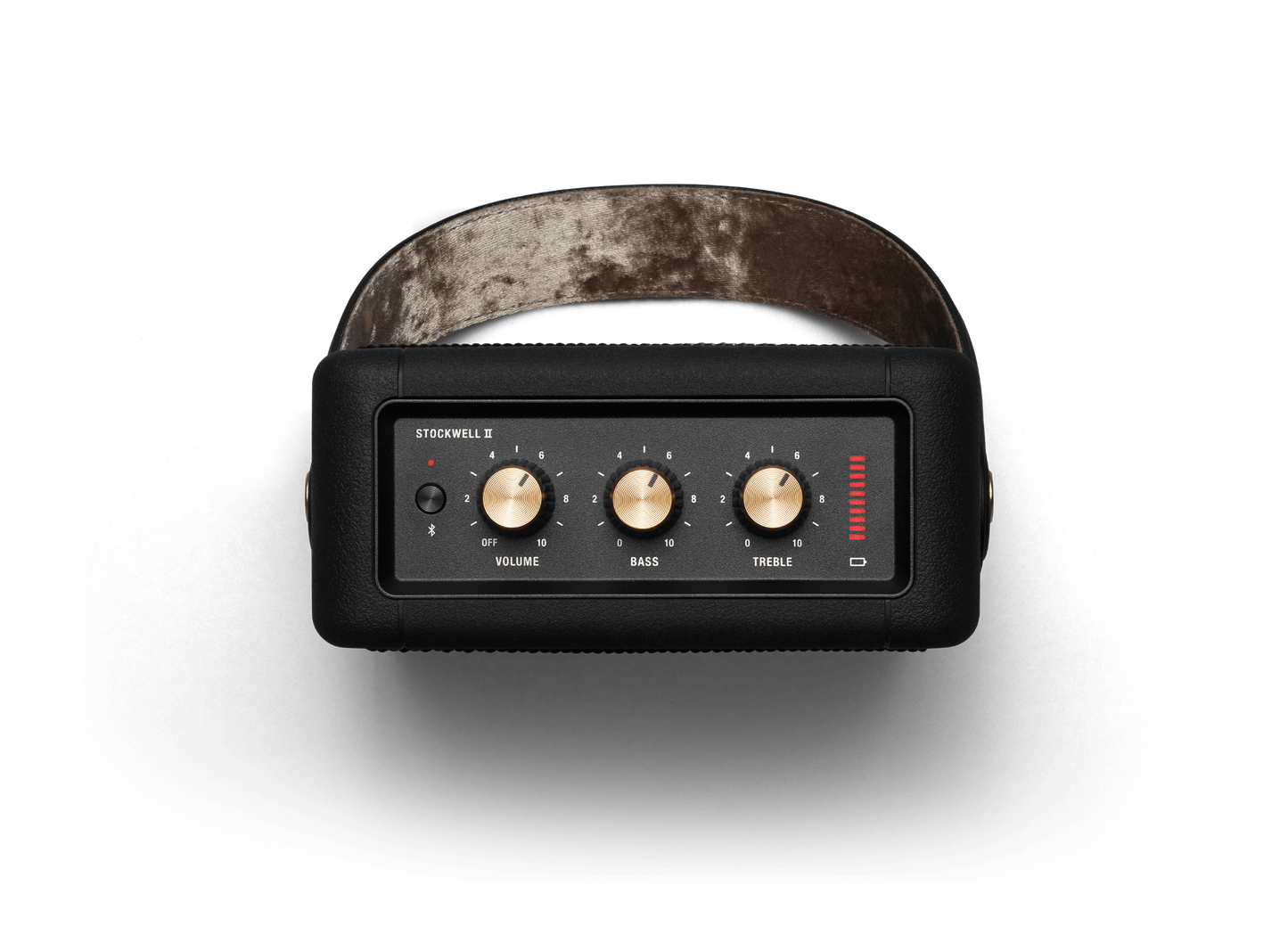 Marshall Stockwell II Portable Bluetooth Speaker - Black & Brass