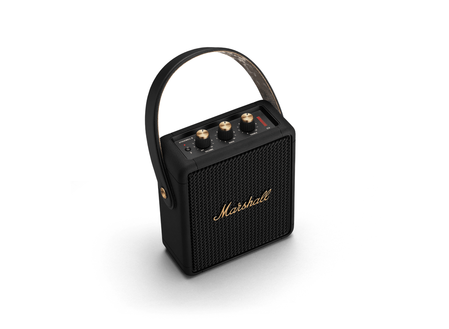 Marshall Stockwell II Portable Bluetooth Speaker - Black & Brass