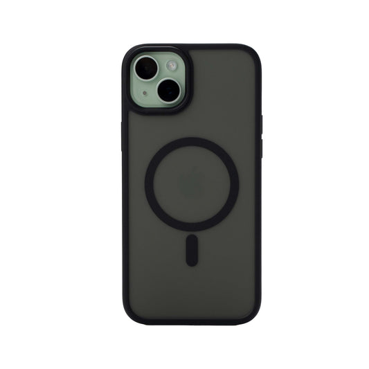 iStorm essentials iPhone 15 Plus Magnetic Silicone Case Black