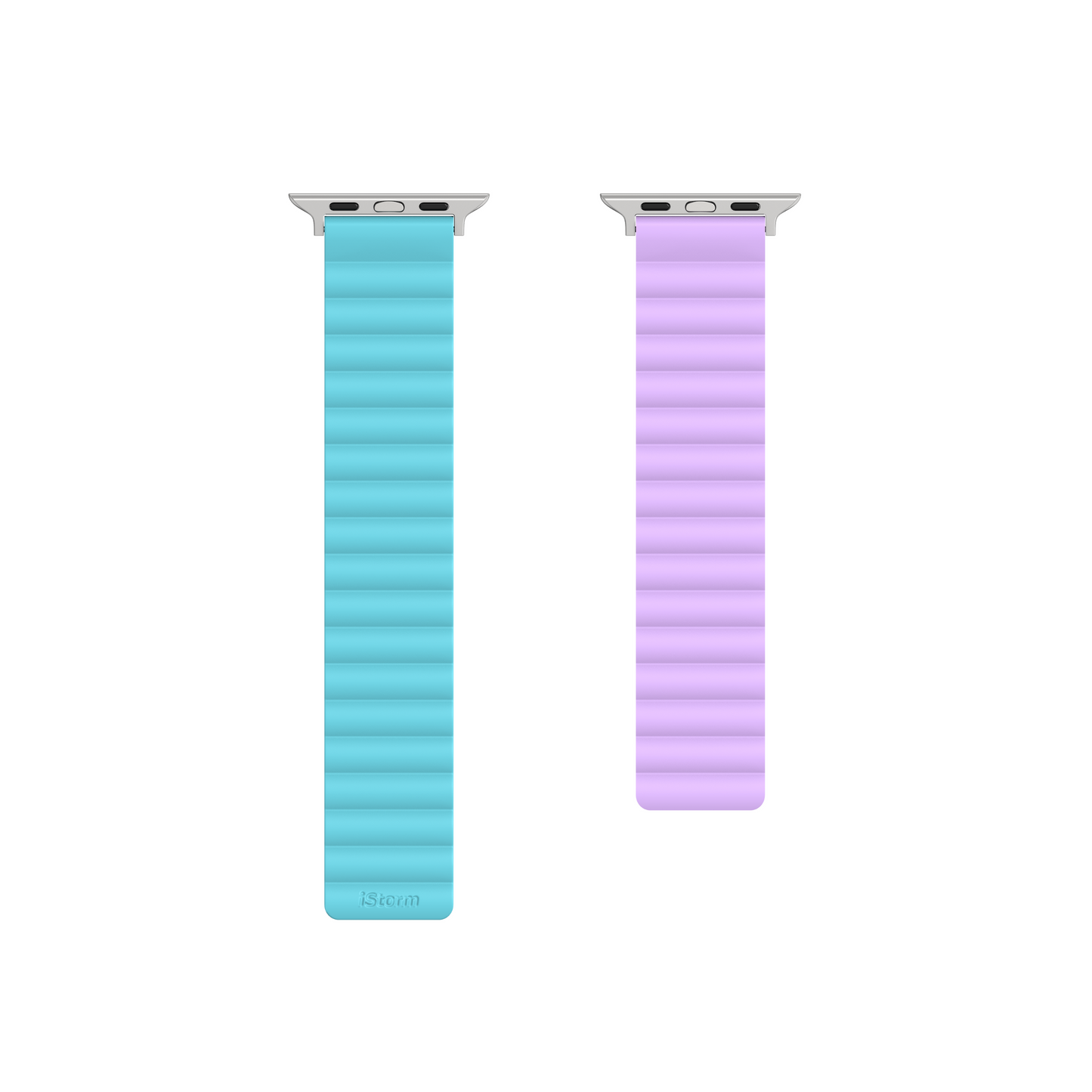iStorm essentials 45mm Reversible Magnetic Strap Blue + Purple