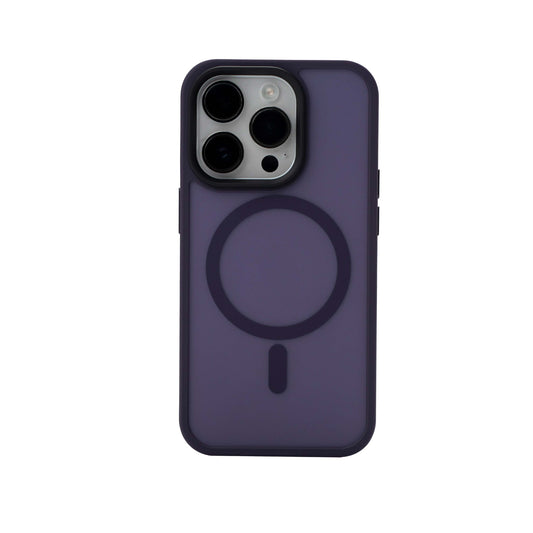 iStorm essentials iPhone 14 Pro Magnetic Silicone Case Deep Purple