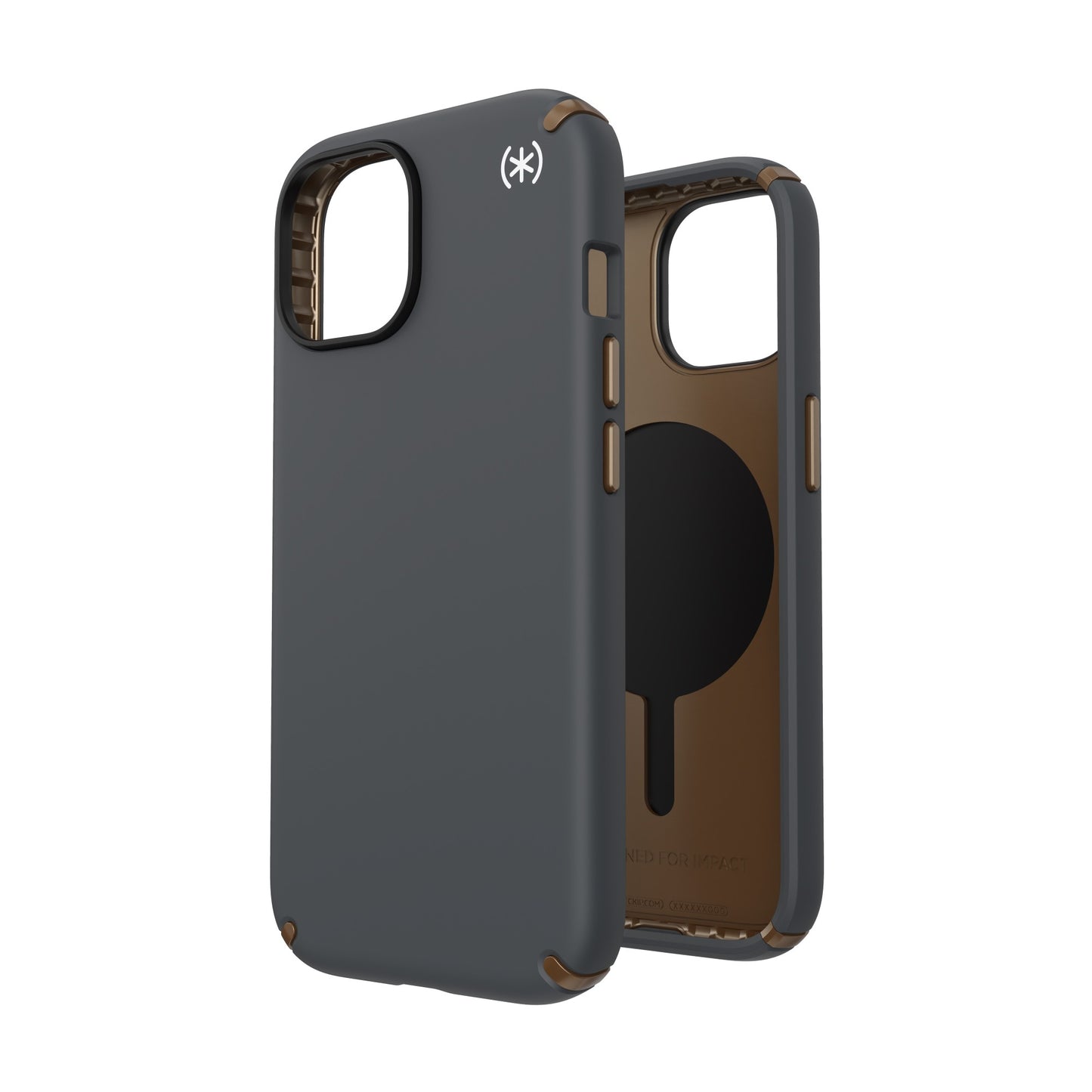 Speck Presidio Pro MagSafe for iPhone 15 - Charcoal Grey