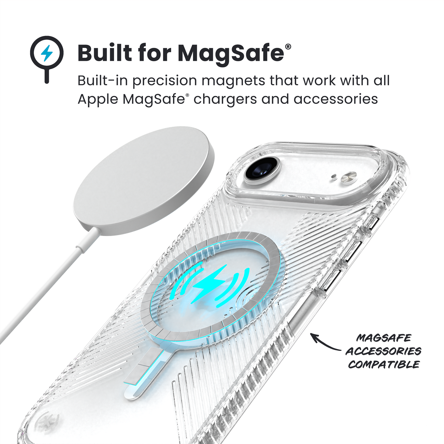 Speck Presidio Perfect Grip MS iPhone Air Case - Clear
