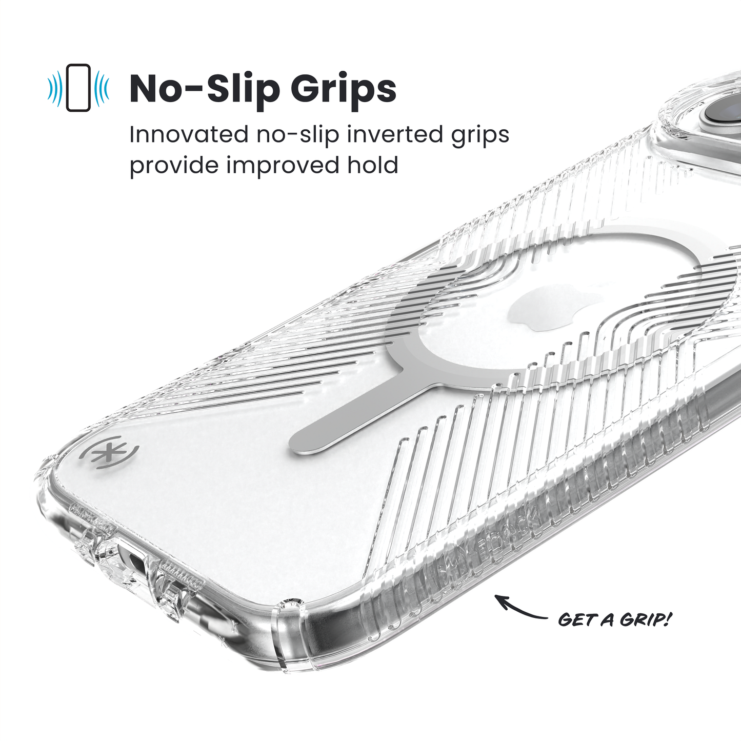 Speck Presidio Perfect Grip MS iPhone Air Case - Clear