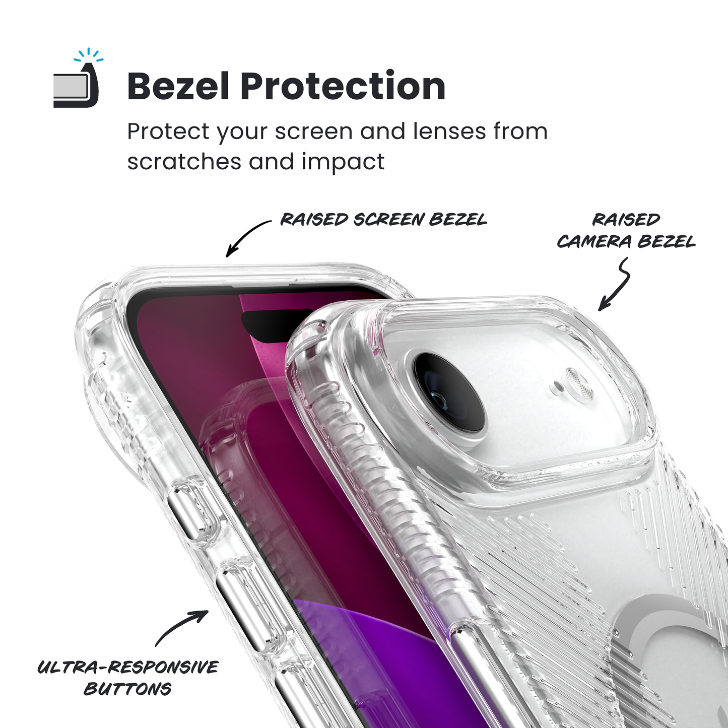 Speck Presidio Perfect Grip MS iPhone Air Case - Clear