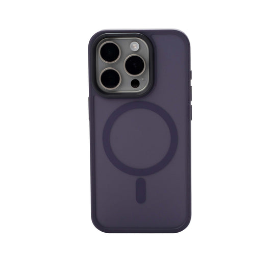 iStorm essentials iPhone 15 Pro Max Magnetic Silicone Case Deep Purple