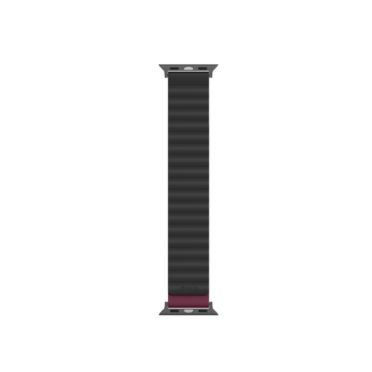 iStorm essentials 41mm Reversible Magnetic Strap Black + Wine Red