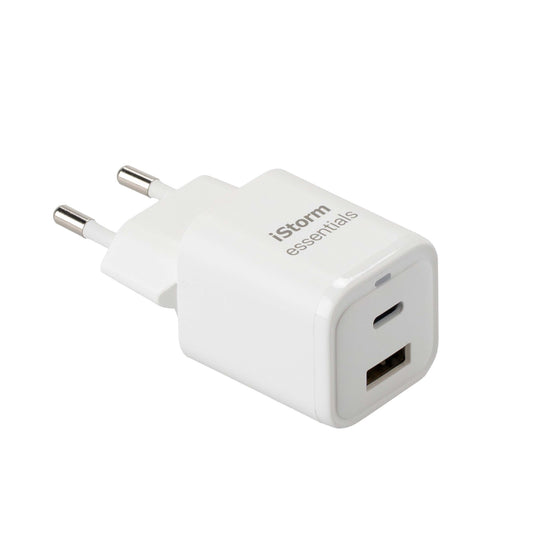 iStorm essentials 35W Power Adapter USB-C + USB-A EU