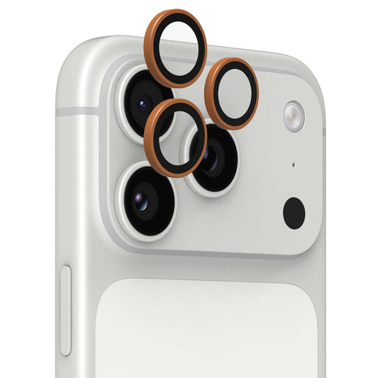 InvisibleShield Premium Camera Rings for iPhone 15/16/17 Pro/Pro Max - Orange
