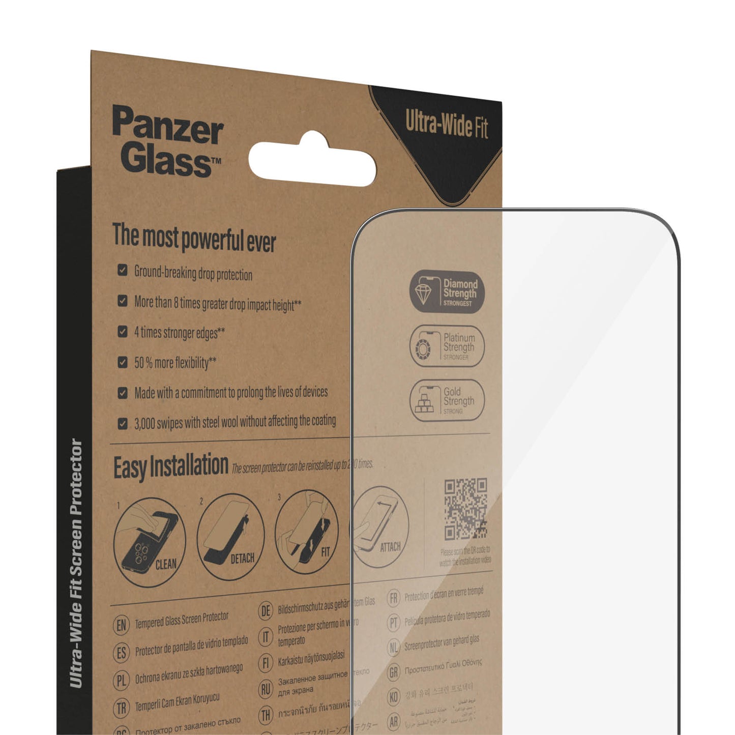 PanzerGlass Edge to Edge for iPhone 14 Pro