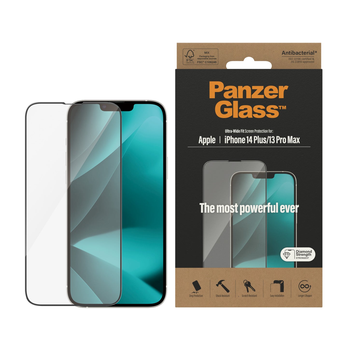 PanzerGlass Edge to Edge for iPhone 14 Plus | 13 Pro Max