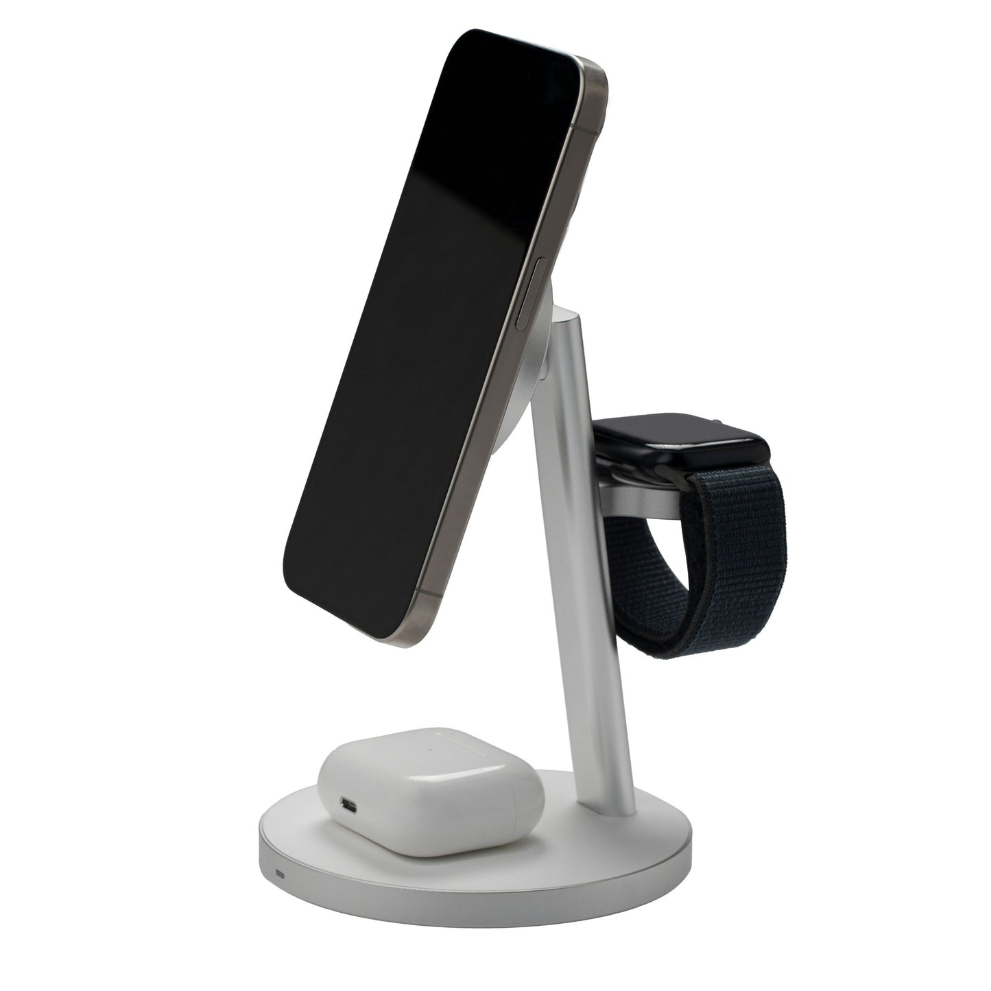 iStorm essentials 3-in-1 Wireless Charger Stand White