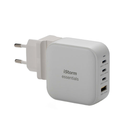 iStorm essentials 100W Power Adapter 3xUSB-C + USB-A EU/UK