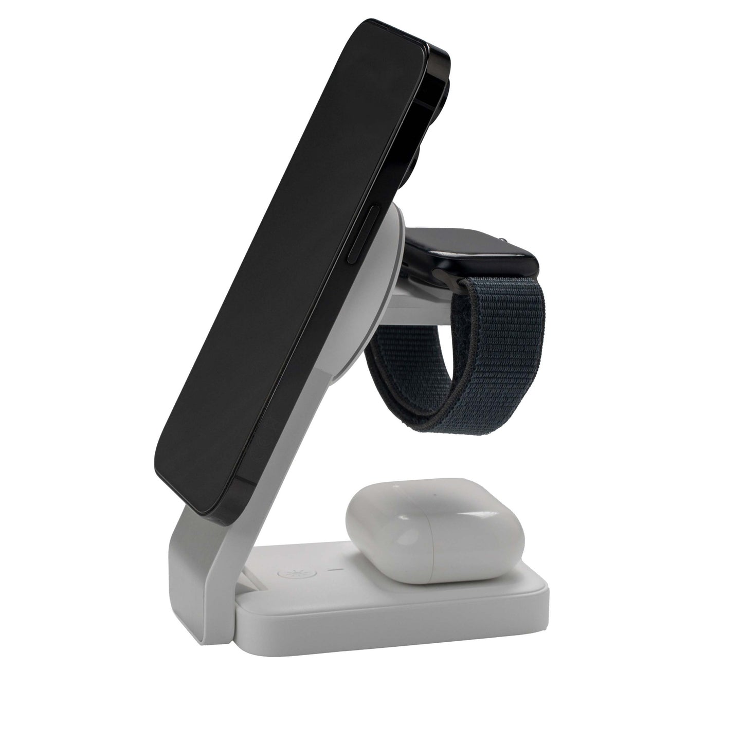iStorm essentials Foldable 3-in-1 Wireless Charger White