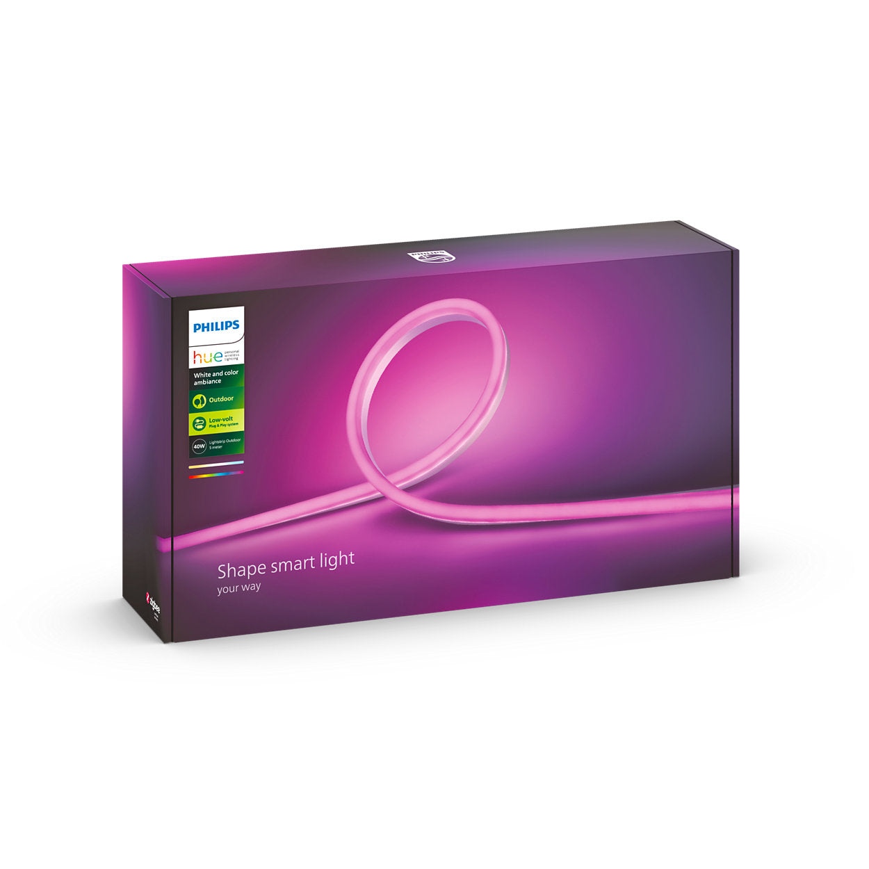Philips Hue White & Color Ambiance Outdoor Lightstrip 5m (Bluetooth)