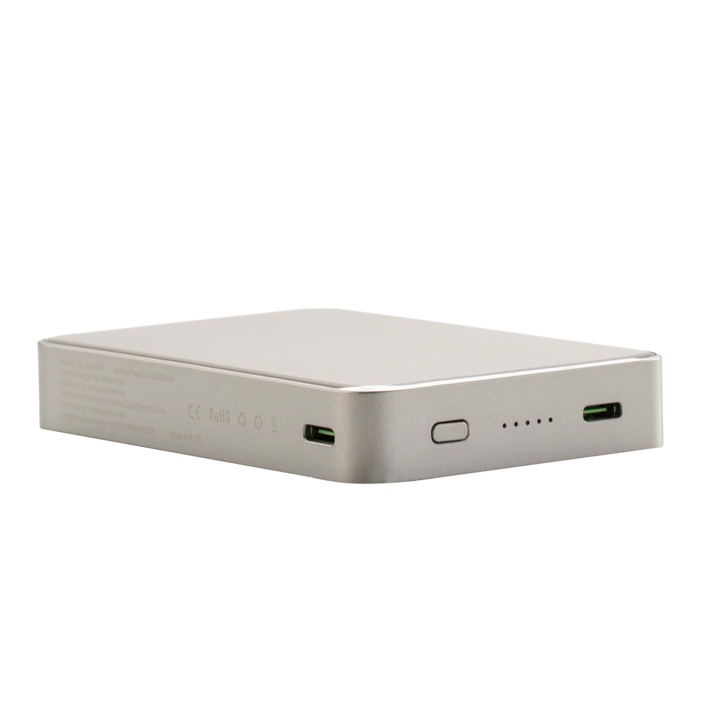 iStorm essentials 10K mAh Magnetic PowerBank Silver Grey