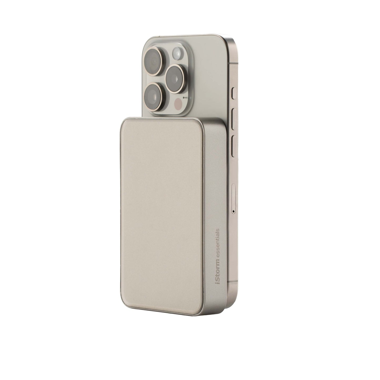 iStorm essentials 10K mAh Magnetic PowerBank Silver Grey