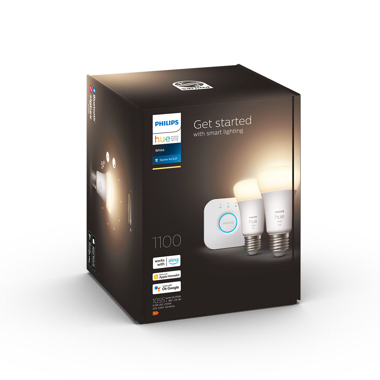 Philips Hue White 9.5W A60 E27 set