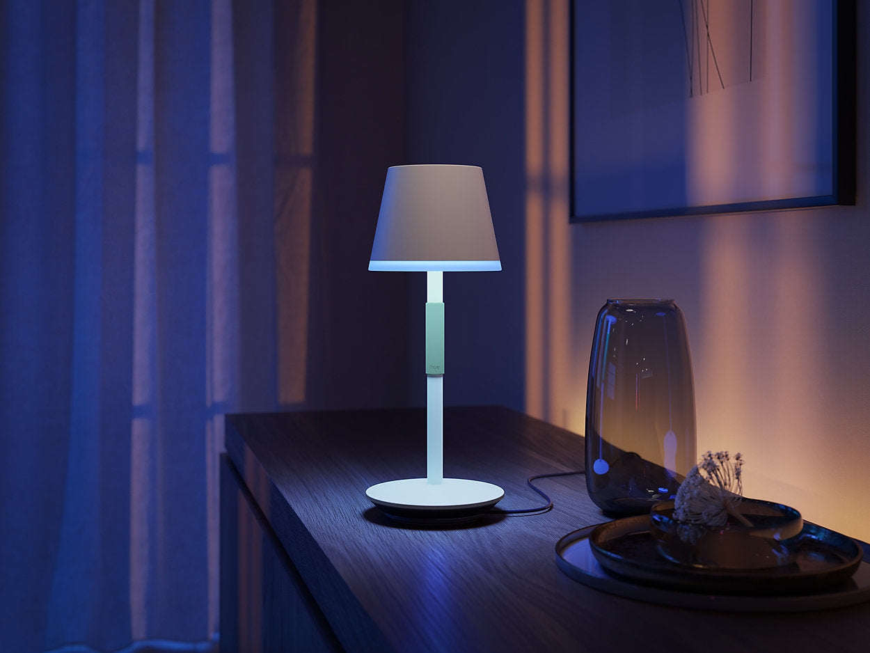 Philips Hue Go Colour Portable Table Lamp White