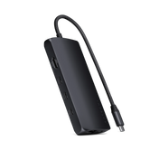 Satechi USB-C Multiport Adapter 8K with Ethernet V3 - Midnight