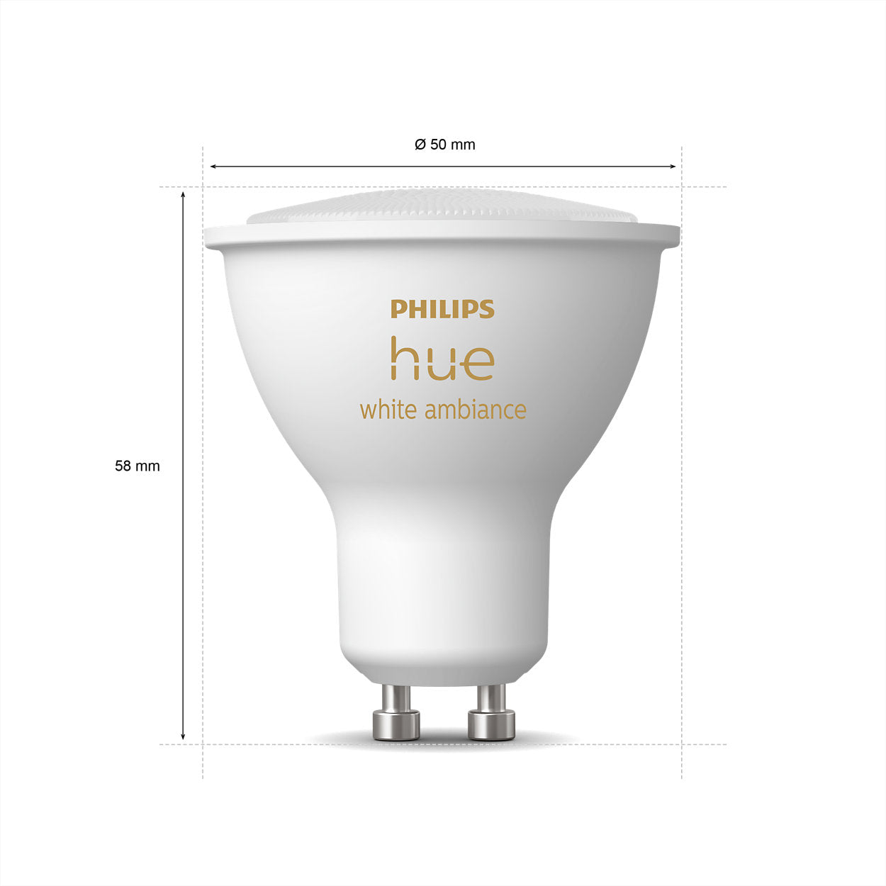 Philips Hue White Ambiance 4.3W GU10 (Bluetooth)