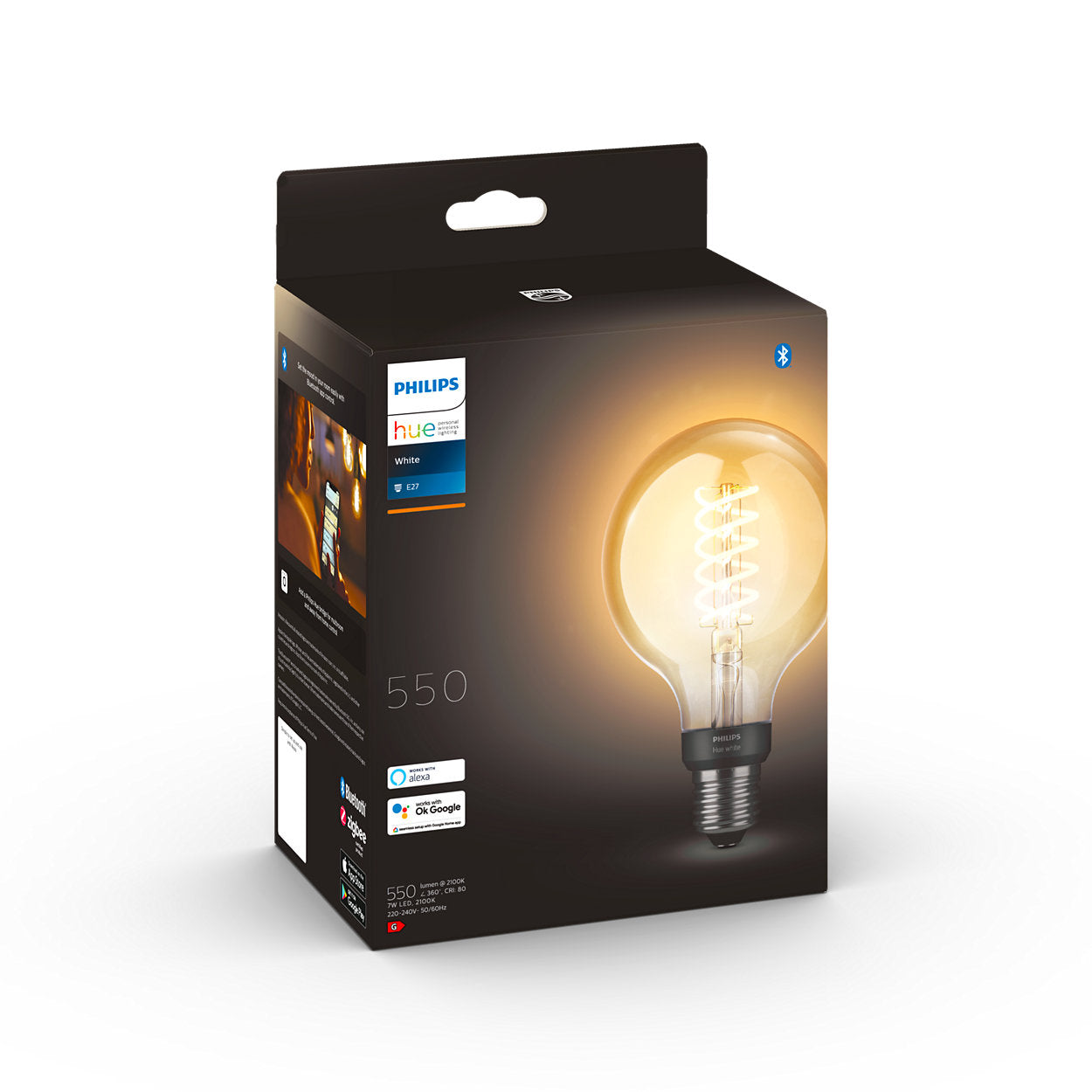 Philips Hue White Filament G93 E27 (7W)