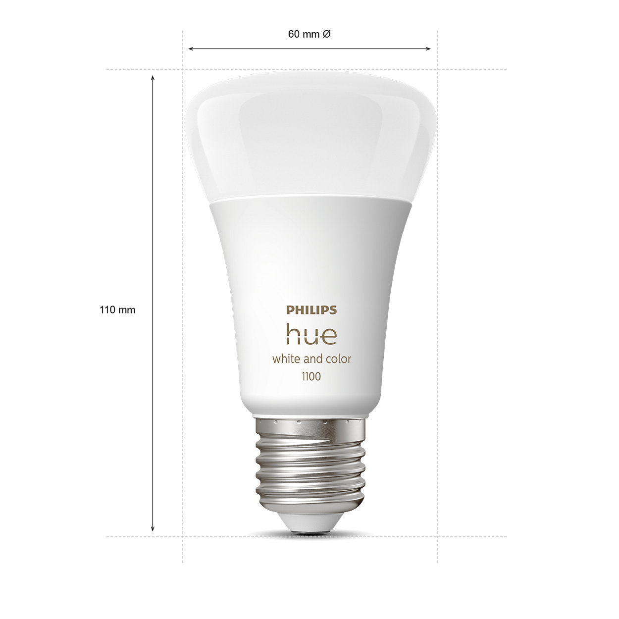 Philips Hue White & Color Ambiance Single Bulb 9W E27 (Bluetooth)