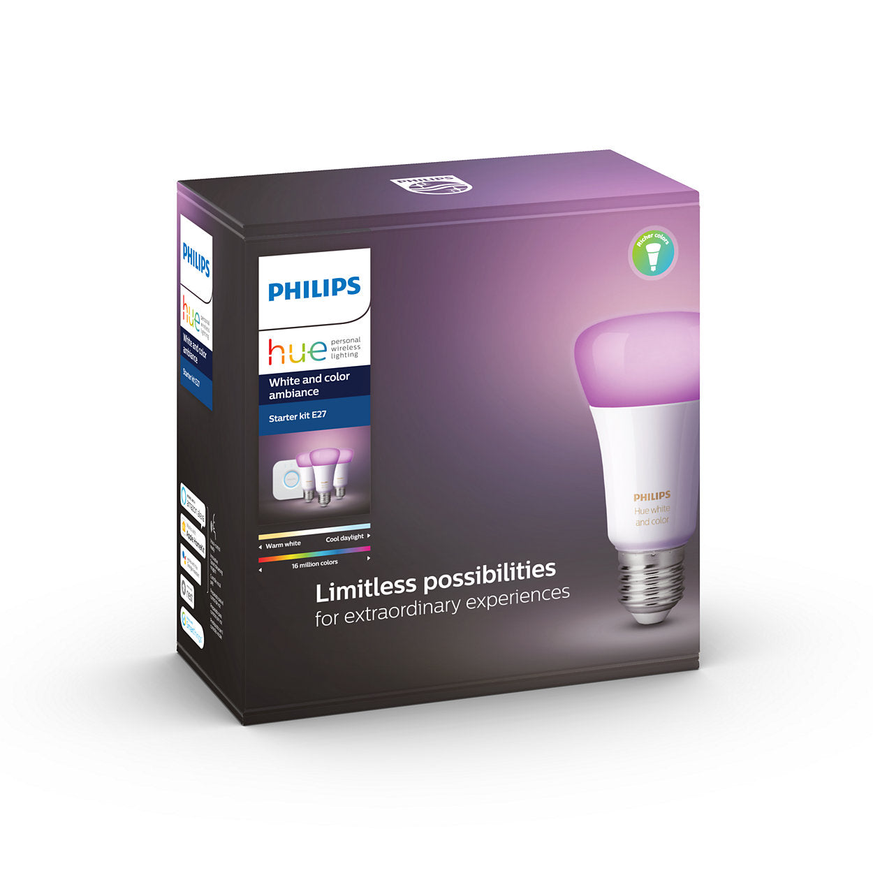 Philips Hue White & Color Ambiance Starter Kit (Bluetooth)
