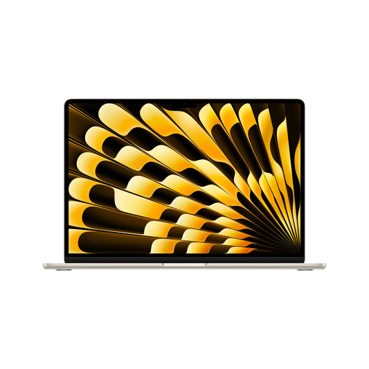 15-inch MacBook Air: Apple M4 chip with 10-core CPU and 10-core GPU, 24GB, 256GB, 35W Dual USB-C Port Compact Power Adapter - Starlight