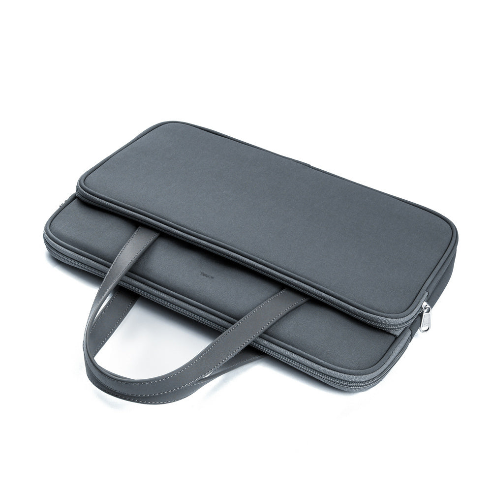JCPal Milan Briefcase, 13"/14" Stone