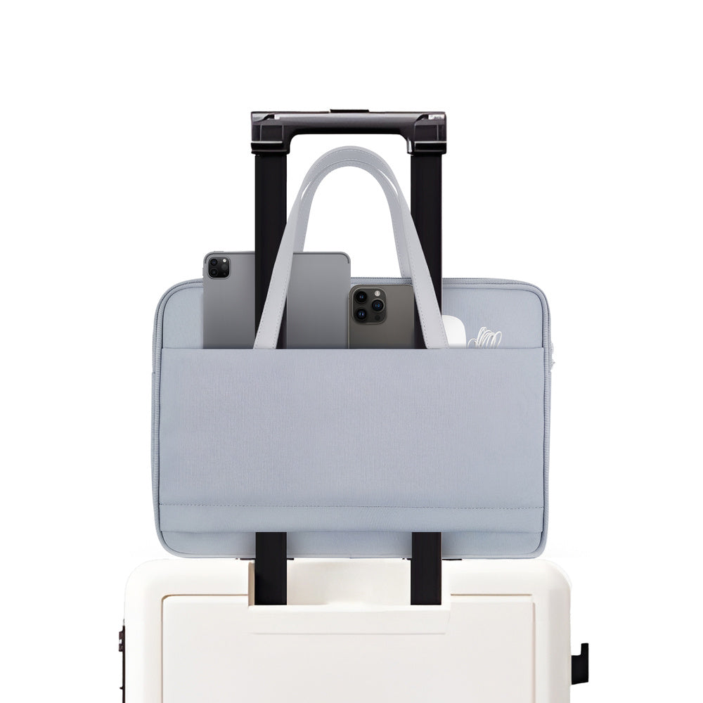 JCPal Milan Briefcase, 13"/14" Agate Grey