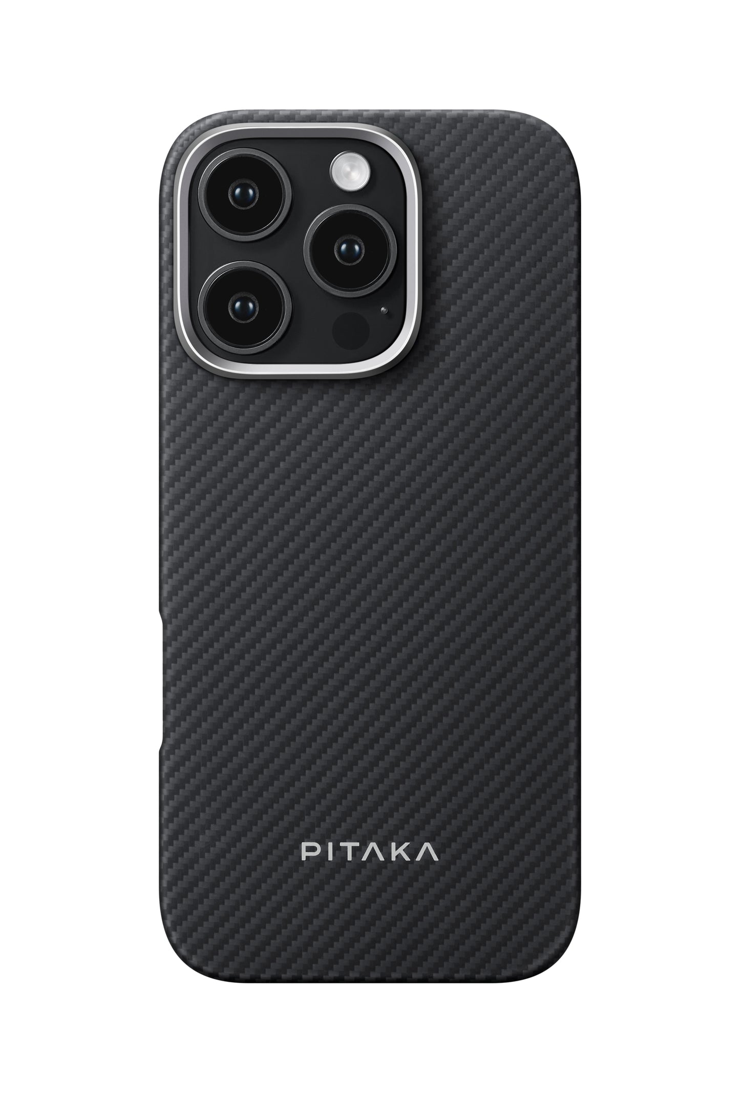 Pitaka Ultra-Slim Case, Black/Grey Twill - iPhone 16 Pro Max