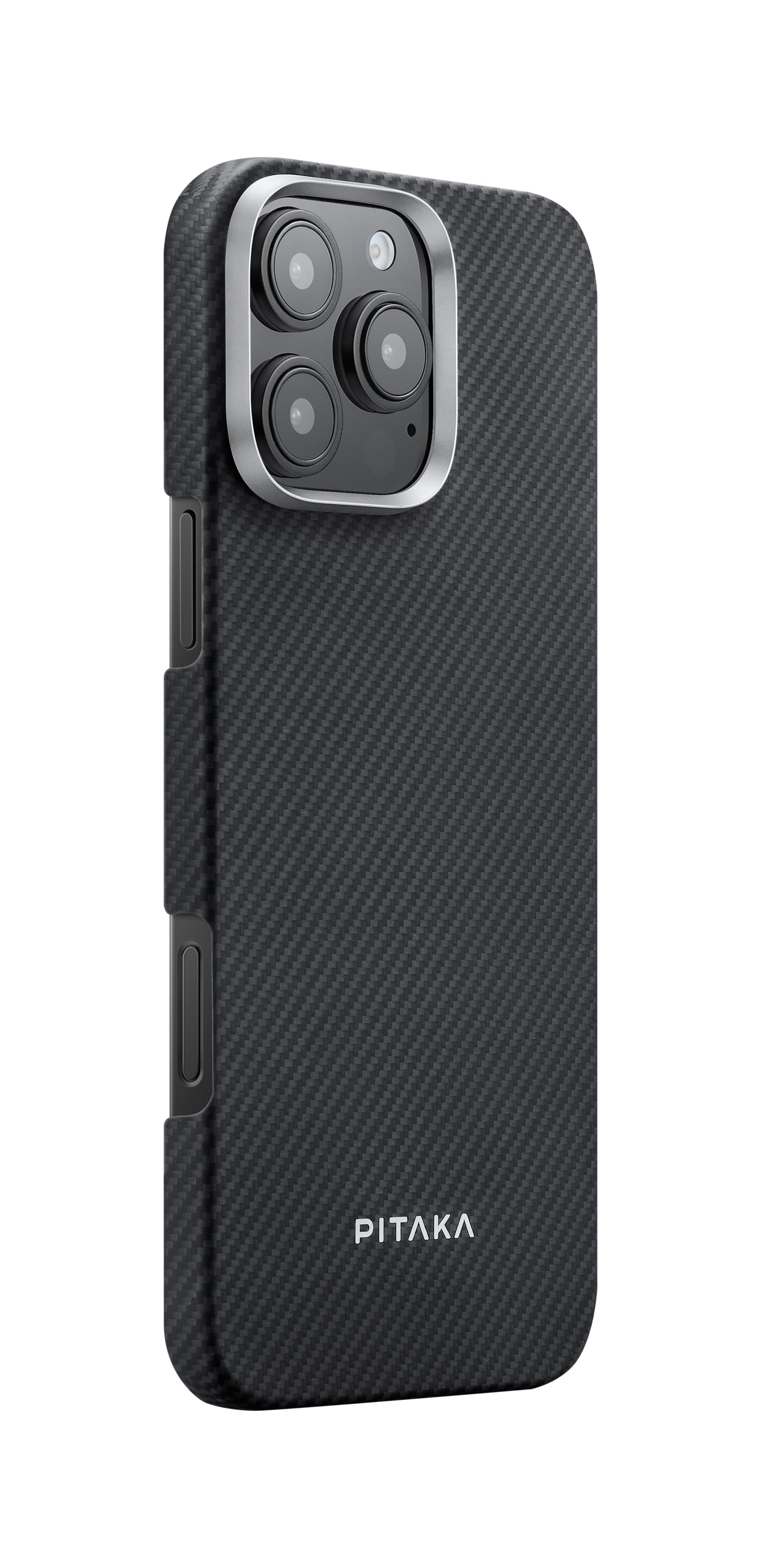 Pitaka Ultra-Slim Case, Black/Grey Twill - iPhone 16 Pro Max