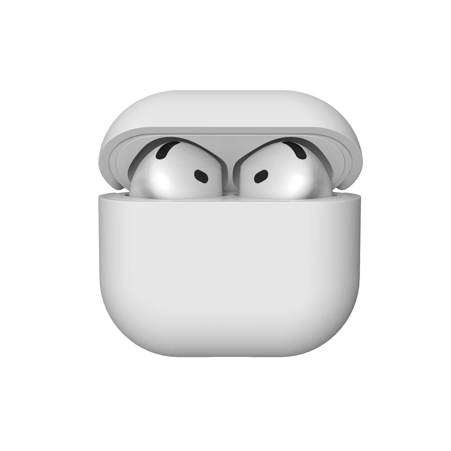 iStorm essentials Silicone Case for AirPods 4th Gen - Light Gray