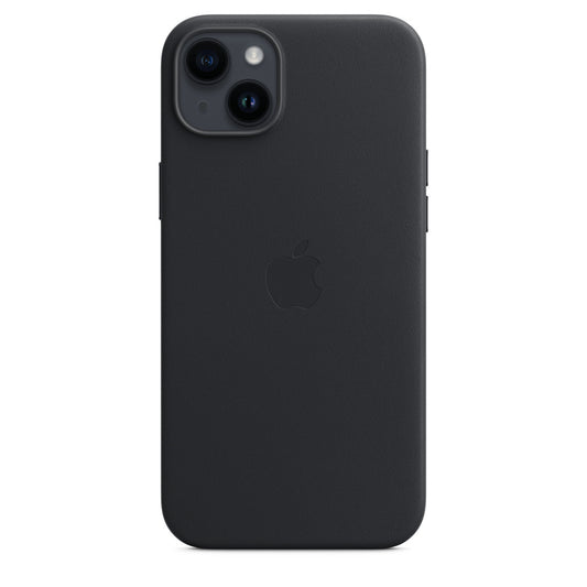 iPhone 14 Plus Leather Case with MagSafe - Midnight
