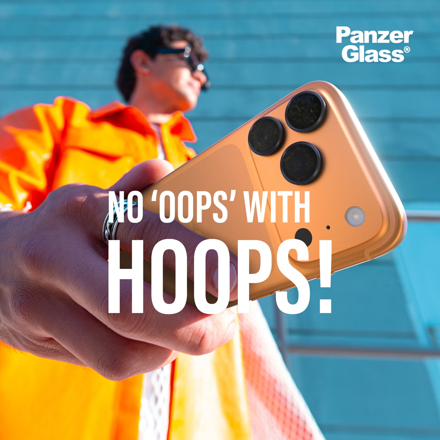 PanzerGlass Hoops Transparent Camera Lens Protector for iPhone 17 Pro | iPhone 17 Pro Max