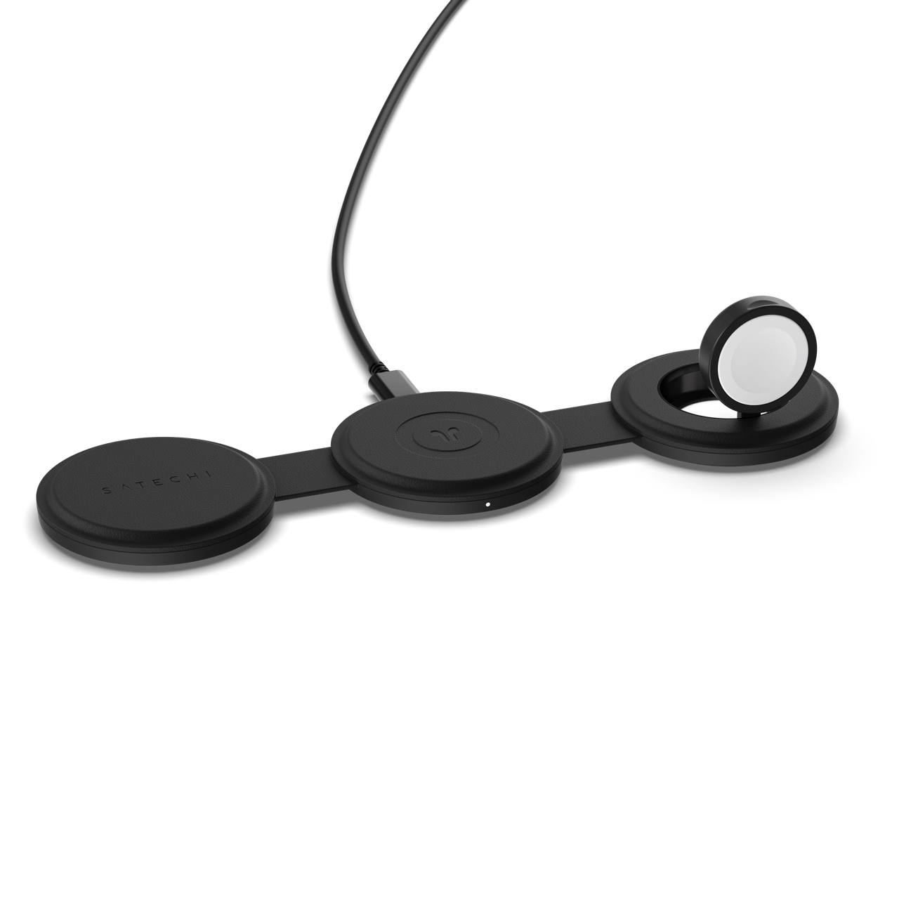 Satechi OntheGo 3-in-1 Wireless Charger - Black