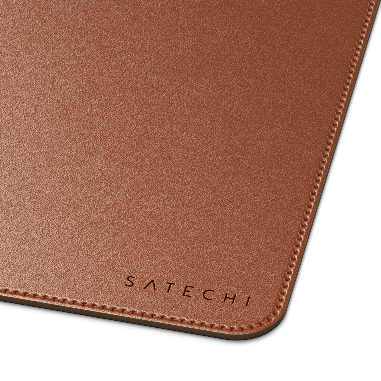 Satechi Vegan - Leather Premium Desk Mat - Brown