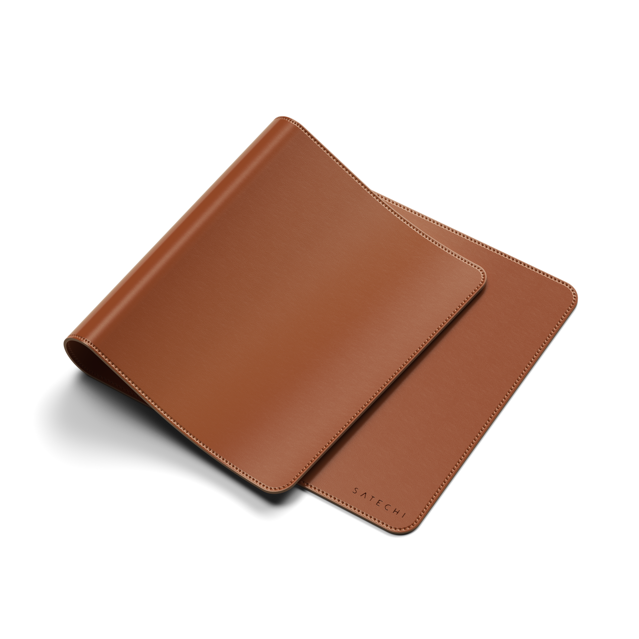 Satechi Vegan - Leather Premium Desk Mat - Brown