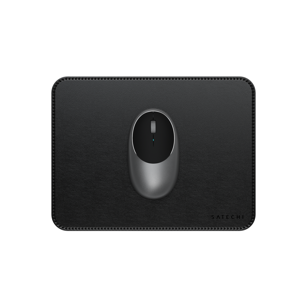 Satechi Vegan - Leather Premium Mouse Mat - Black