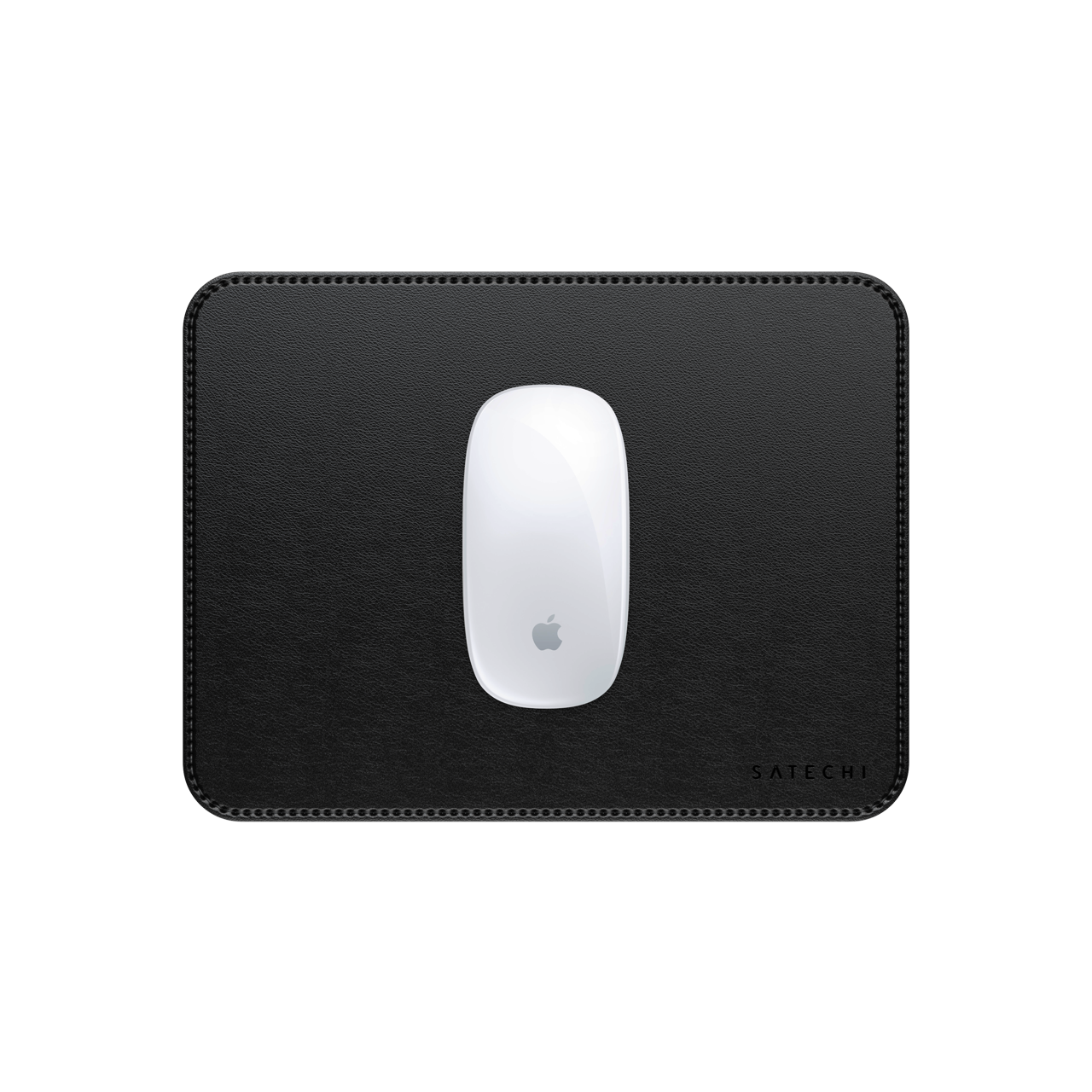 Satechi Vegan - Leather Premium Mouse Mat - Black