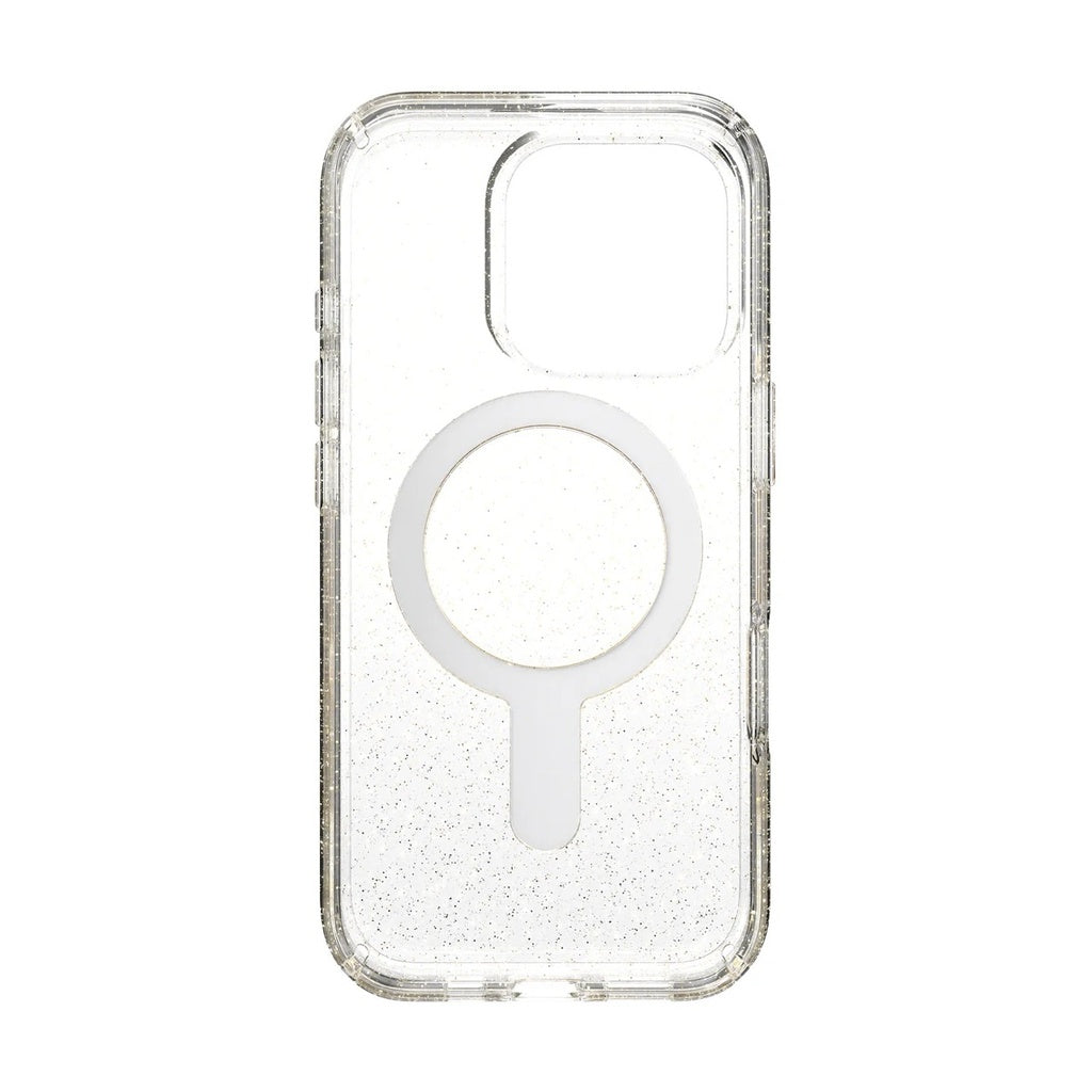 Speck Presidio 2 Lux Glitter MagSafe iPhone 16 Pro - Clear