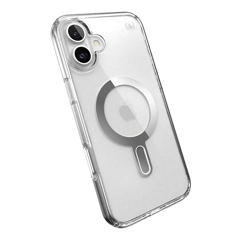 Speck Presidio Perfect-Clear MagSafe with ClickLock - iPhone 16 Plus