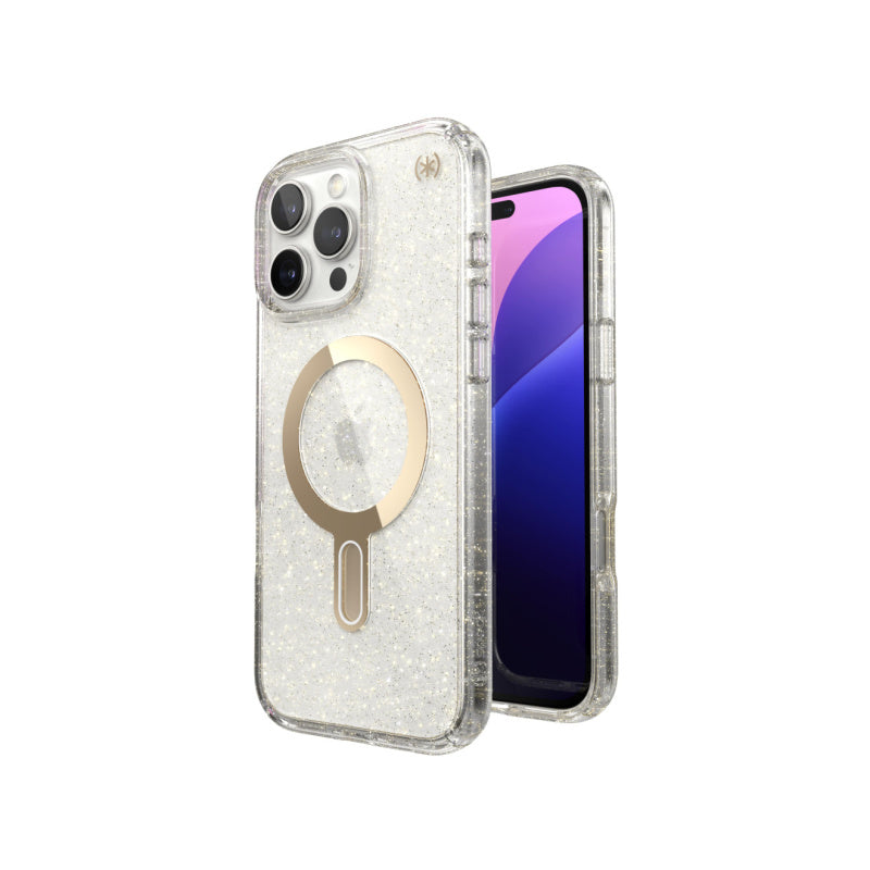 Speck Presidio Lux Glitter MagSafe iPhone 16 Pro Max