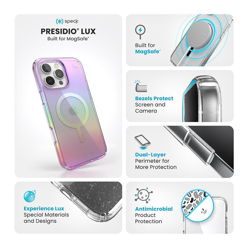 Speck Presidio Lux MagSafe iPhone 16 Pro Max - Purple