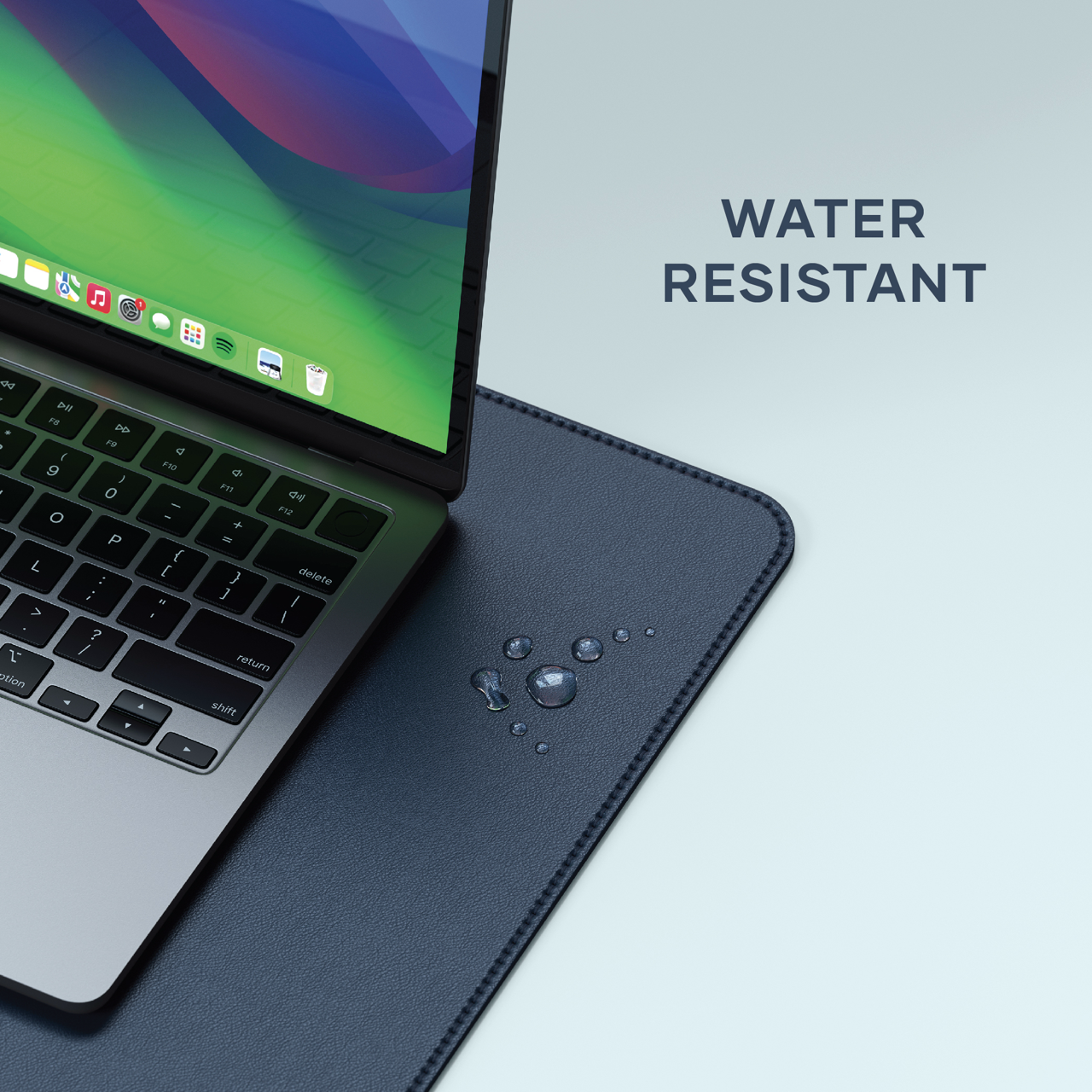 Satechi Vegan - Leather Premium Desk Mat - Blue