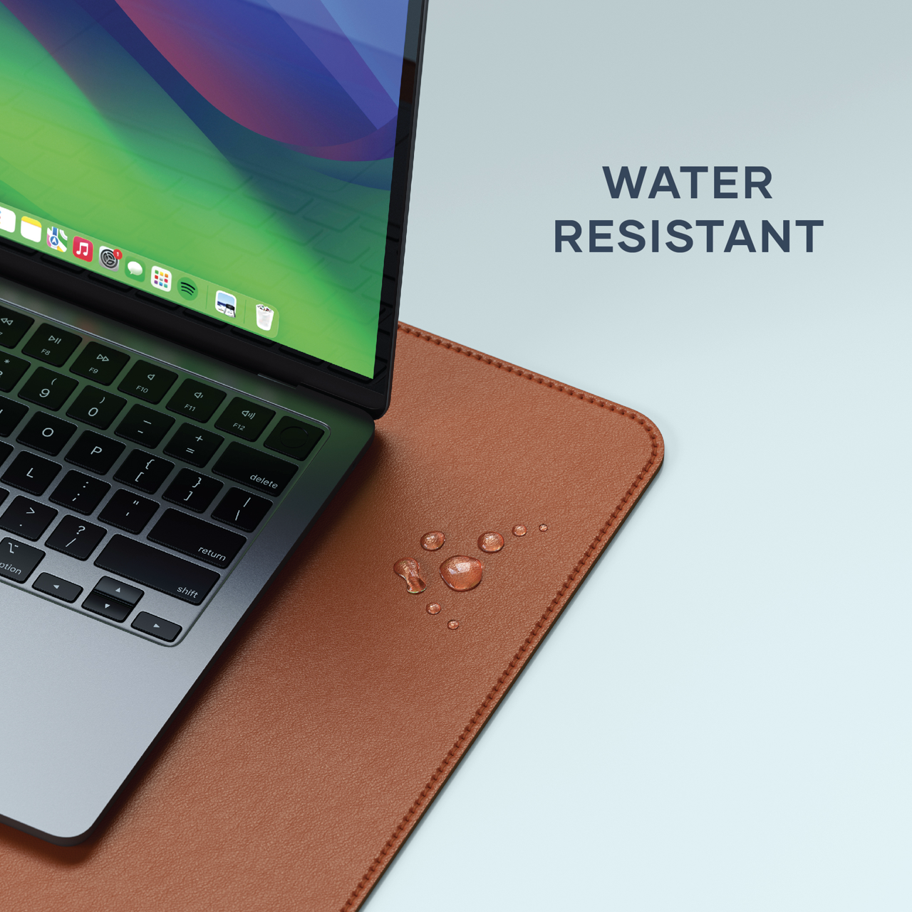Satechi Vegan - Leather Premium Desk Mat - Brown